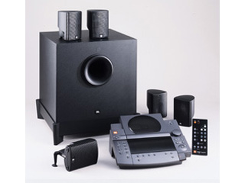 SIMPLY CINEMA ESC 350 - Black - Complete Simply Cinema 7-Piece System - Hero